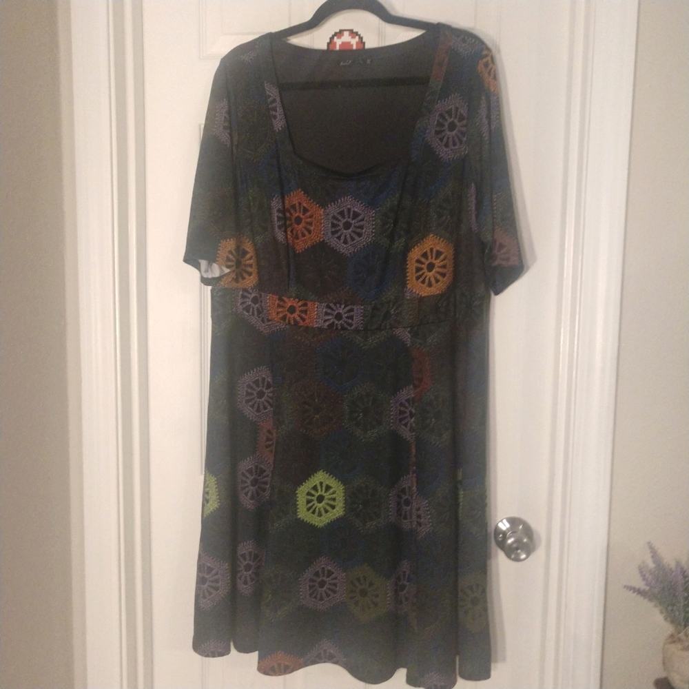 Isabel & Alice Fit and Flare Dress 1X